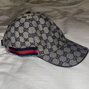 Gucci Original GG Canvas Baseball Hat with Web Size XXL